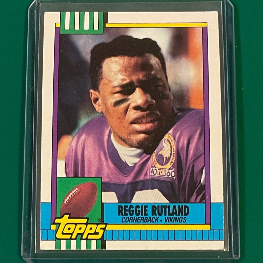 Reggie Rutland #113 1990 Topps Football Trading Card